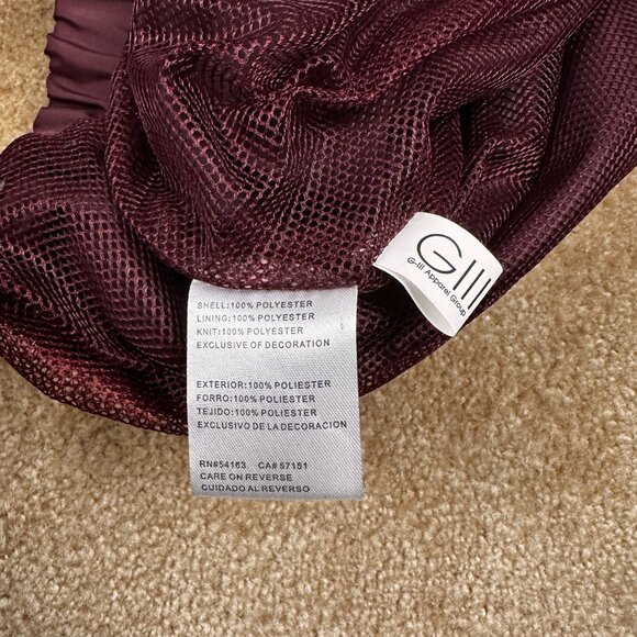 G III MINNESOTA GOPHERS JACKET V NECK MAROON YELLOW SIZE XXL WINDBREAKER - Picture 9 of 9